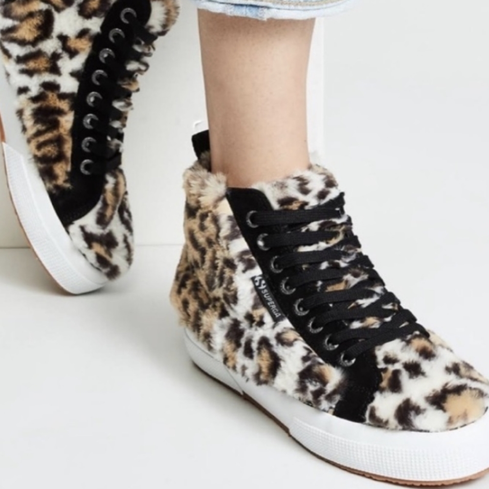 🆕🌿SUPERGA LEOPARD HIGH TOPS🌿 - Picture 9 of 9